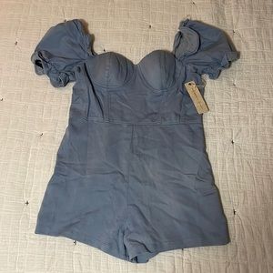 Nanamacs chambray romper